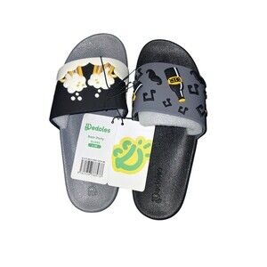 Dedoles Beer Slides Women's Sandals Size 7 - 8 EU Size 38 Cute St Patrick's Day